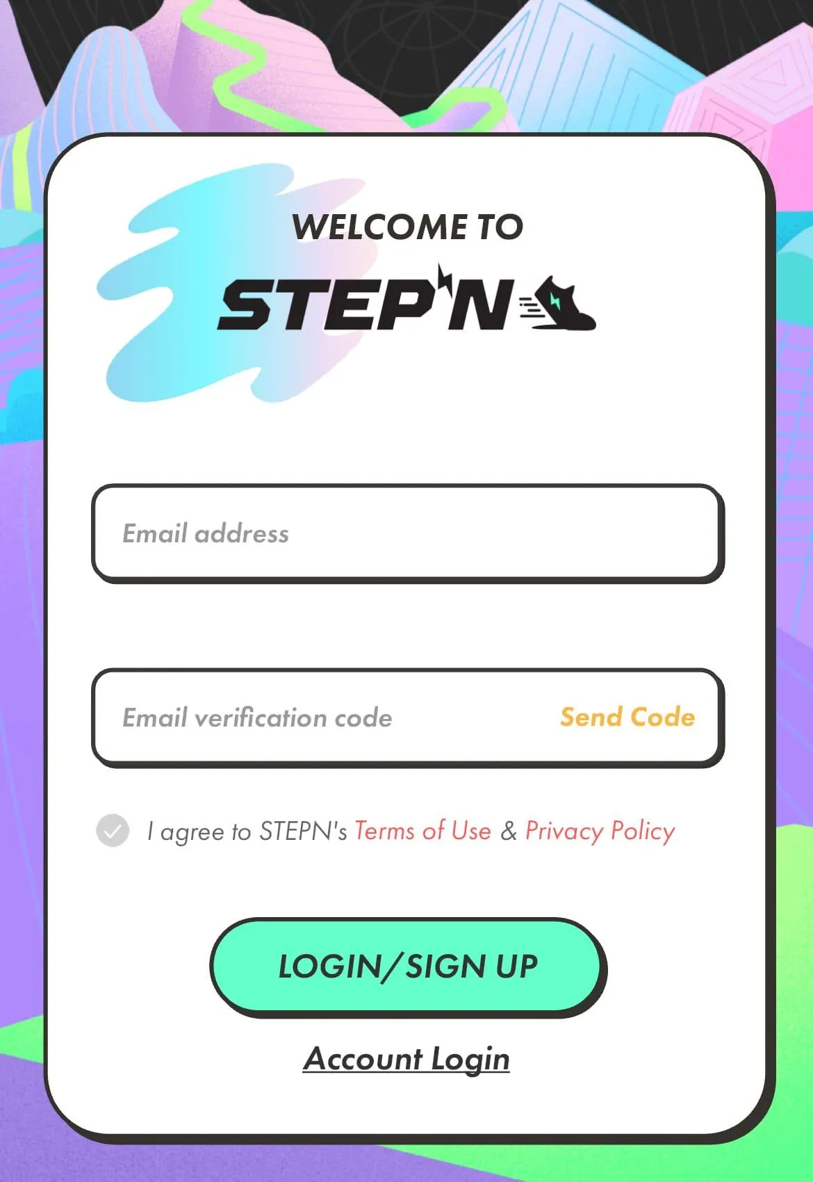 ステップン（STEPN）の始め方STEP2