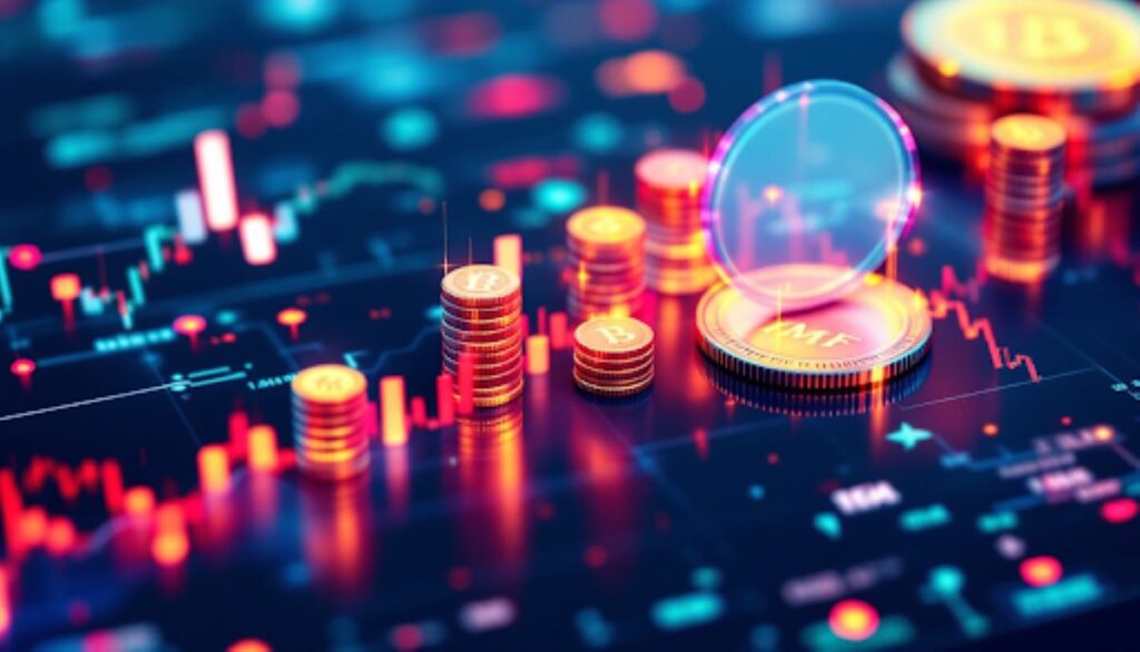 IMFロゴが入った仮想通貨