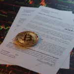 米証券取引委員会による仮想通貨ETF審査書類のイメージ