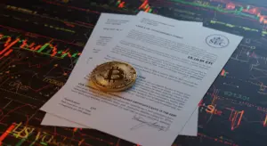 米証券取引委員会による仮想通貨ETF審査書類のイメージ