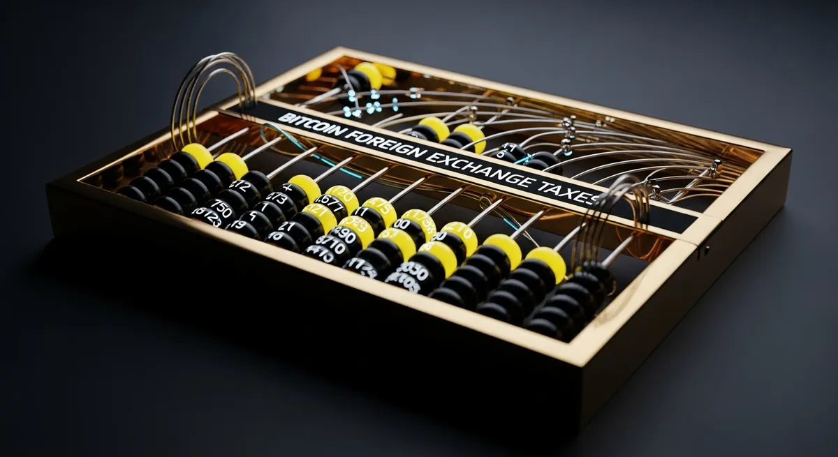 仮想通貨FXを表すそろばん