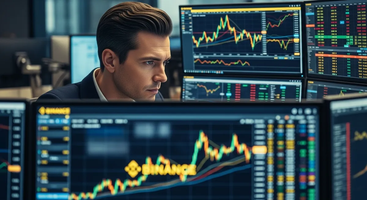 仮想通貨の海外取引所で働く男