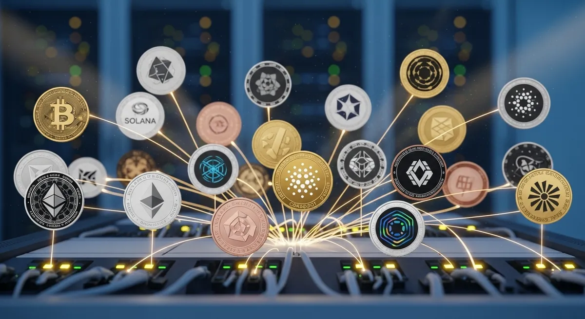 数々のレイヤー1仮想通貨