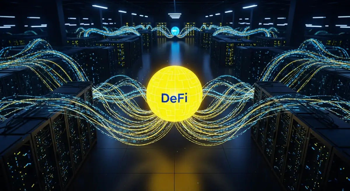 DeFi（分散型金融）を表す画像