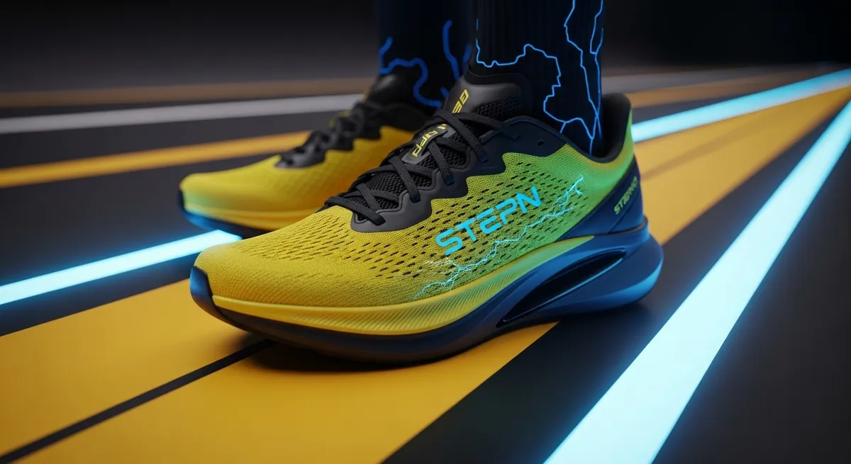 STEPNと光るシューズ