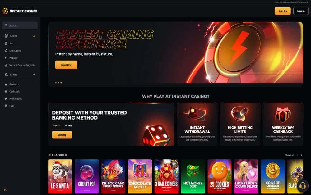 インスタントカジノ（Instantcasino）